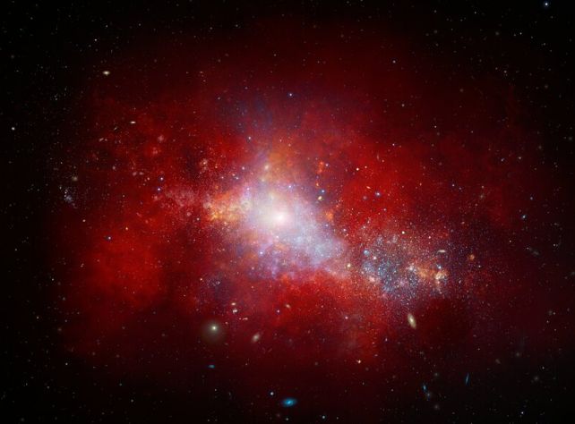 A Black Hole in the Early Universe consumes more than 40 times the Eddington Limit.