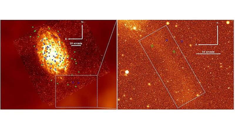 The observations detect hundreds of stars in two nearby star clusters